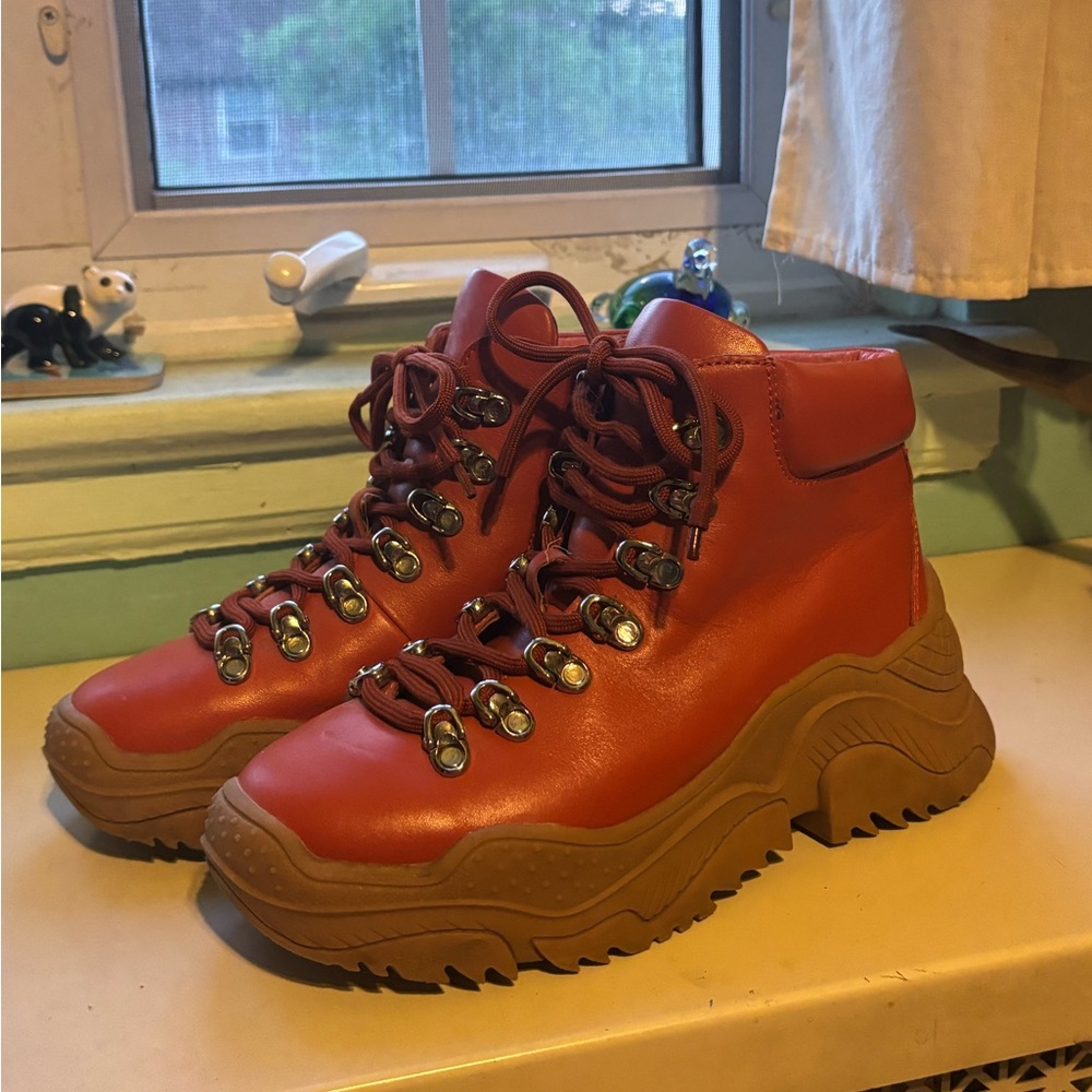 Jeffery Campbell lace up boots